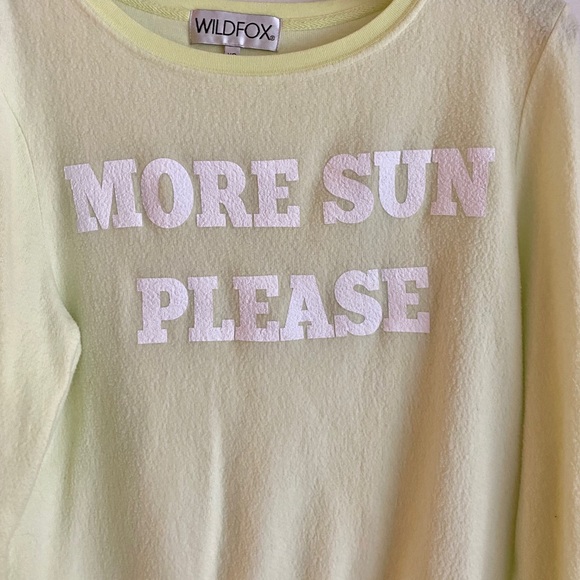 Wildfox More Sun Please Baggy Beach Jumper - Picture 3 of 6